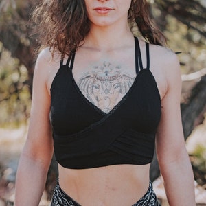 NINJA BRA, yoga bra, sexy bra, gym bra, festival bra