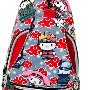 hello kitty naruto backpack Shippuden Boys Vanilla Underground rate ninja Naruto Shoulder Bag - Etsy