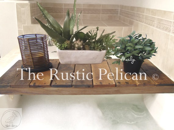 Bath Tray Bathroom Bath Shower Caddy Spa Shower Shelves Etsy