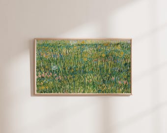 Patch of Grass - Vintage Spring Summer Impressionist Landscape - Art for Frame TV