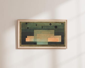 The Firmament Above the Temple - Vintage Winter Spring Pastel Abstract - Art for Frame TV