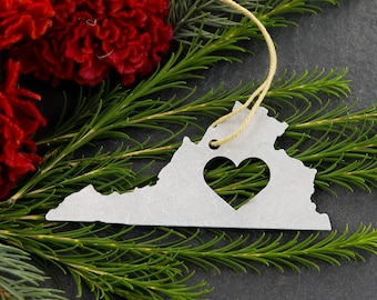 Virginia State Ornament / Personalized Virginia Christmas Ornament