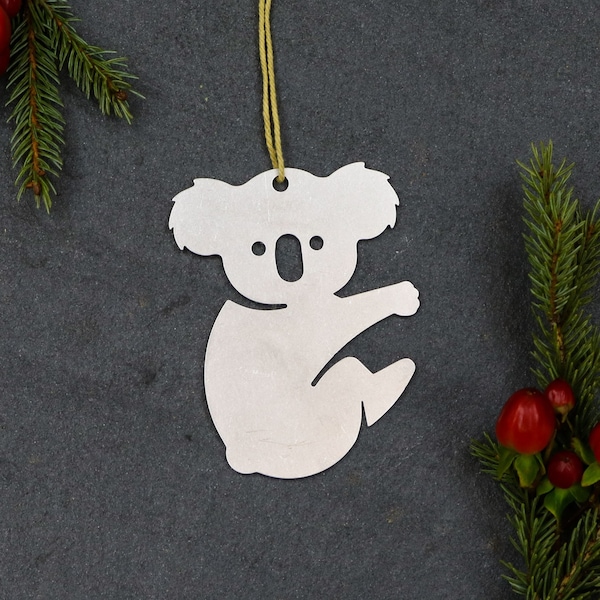 Personalized Koala Christmas Ornament / Baby Nursery Koala