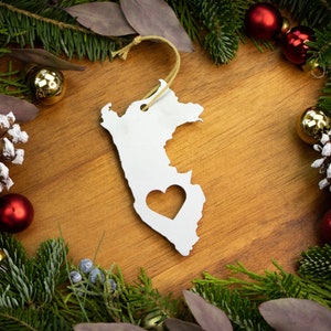 Peru Christmas Ornament / Personalized Peru Ornament