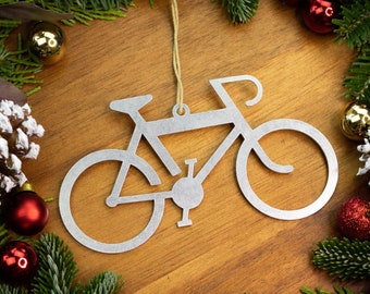 Bike Ornament - No training wheels bike ornament - Bicycle Christmas Holiday Decor - Biker Stocking Stuffer - Gift for Biker Biking Friends