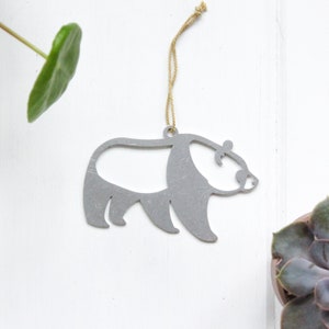 Personalized Giant Panda Bear Christmas Ornament image 4