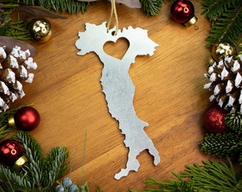 Italy Christmas Ornament / Personalized Date Gift