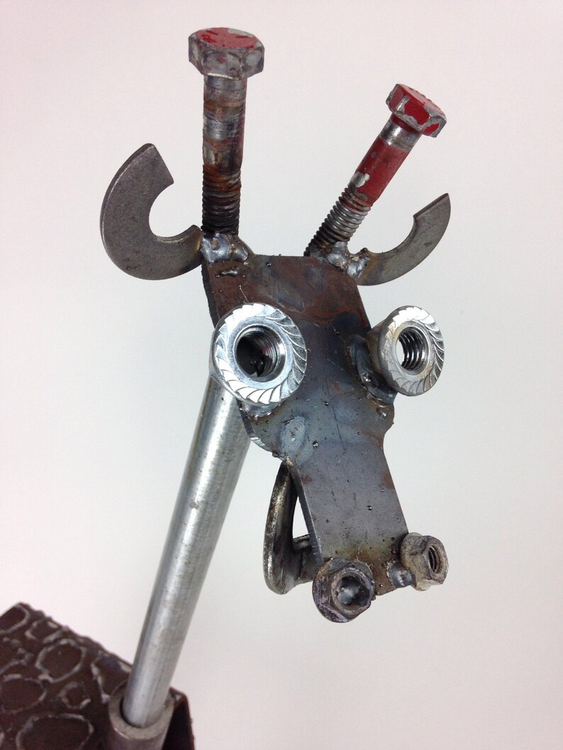 Scrap Metal Large Giraffe Sculpture | Etsy
