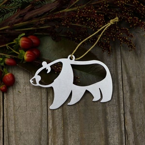 Personalized Giant Panda Bear Christmas Ornament image 9