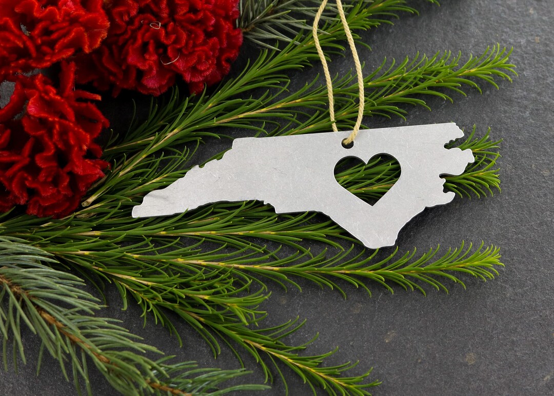 North Carolina NC State Christmas Ornament / Stocking Stuffer - Etsy