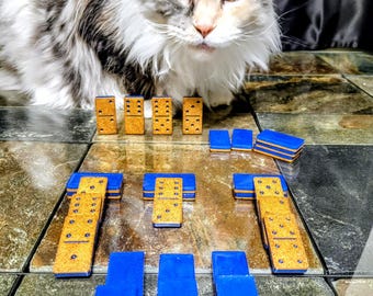 Hermosos dominós de dos tonos