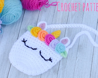 Unicorn Purse Crochet Pattern