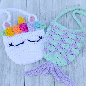 Mermaid and Unicorn Purse Pattern Bundle image 2