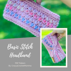 Basic Stitch Headband Crochet Pattern