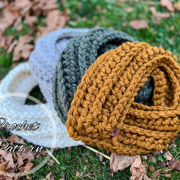 Braided Hearts Cowl Crochet Pattern