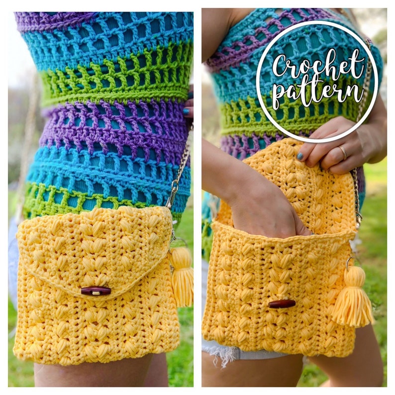 Bohemian Chic Crochet Purse Pattern image 1