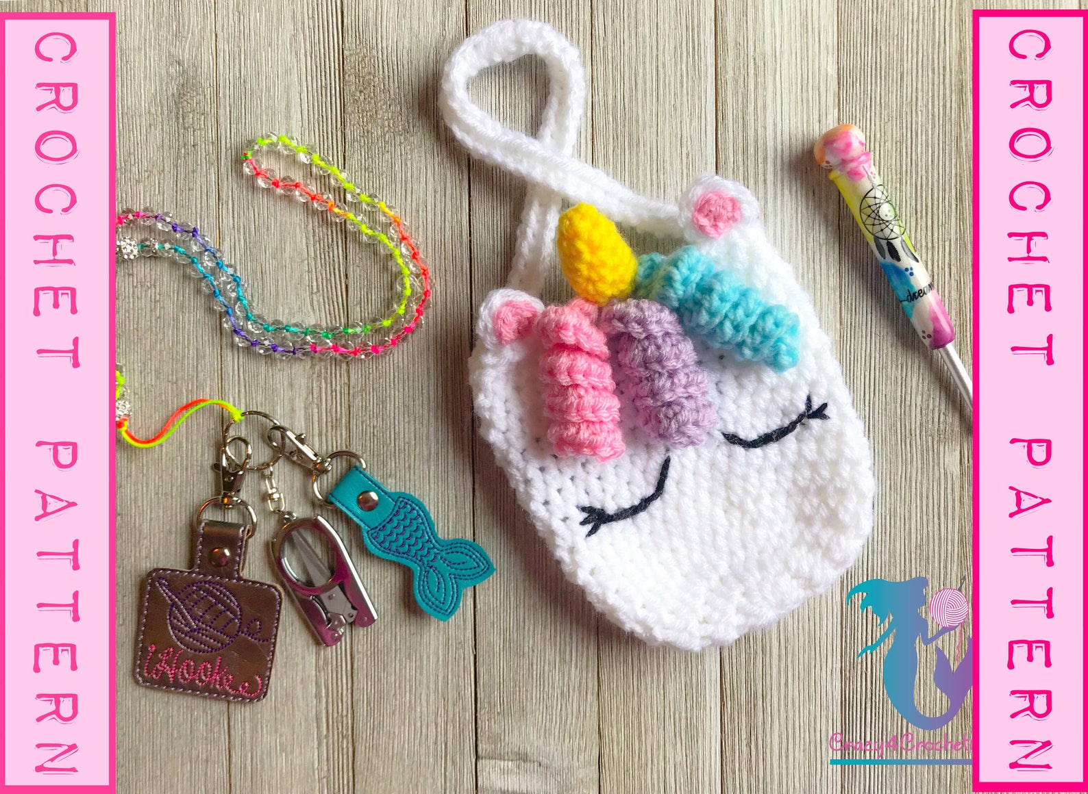 Unicorn Purse Crochet Pattern Etsy