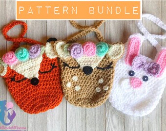 Woodland Creature Pattern Purse Bundle