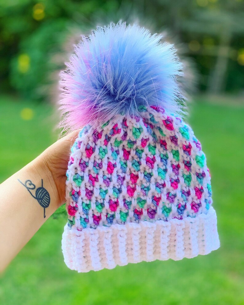 Basic Stitch Beanie Crochet Pattern 画像 2