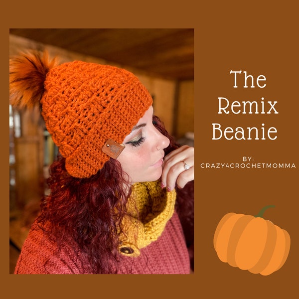 The Remix Beanie Crochet Pattern