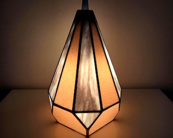 Stained Glass Pendant Lamp, Hanging Light