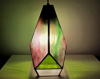 Stained Glass Pendant Lamp, Hanging Light