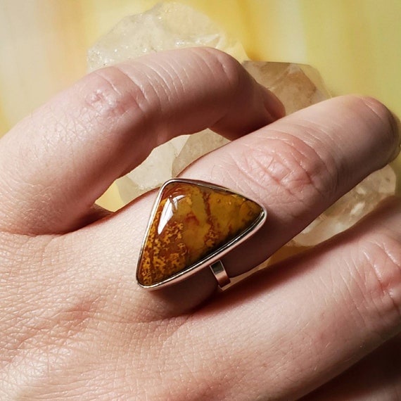 Jasper Ring Size 8