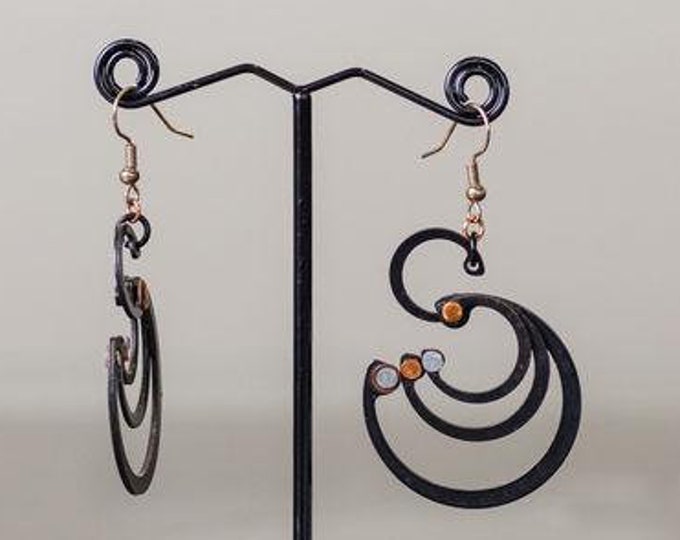 Steampunk Swoop Earrings
