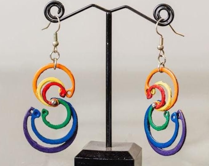 Steampunk PRIDE Serpentine Earrings