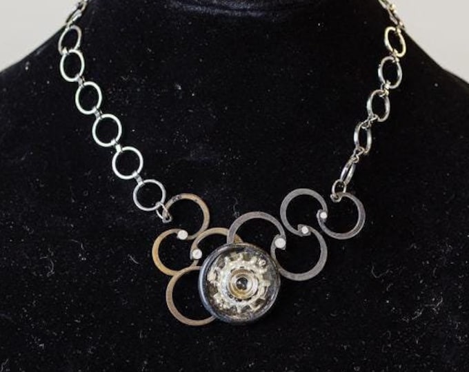 Star Washer Riveted Necklace