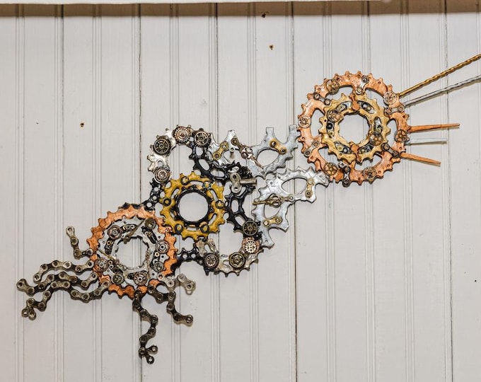 Steampunk Sunfish Burst Wall Hanging