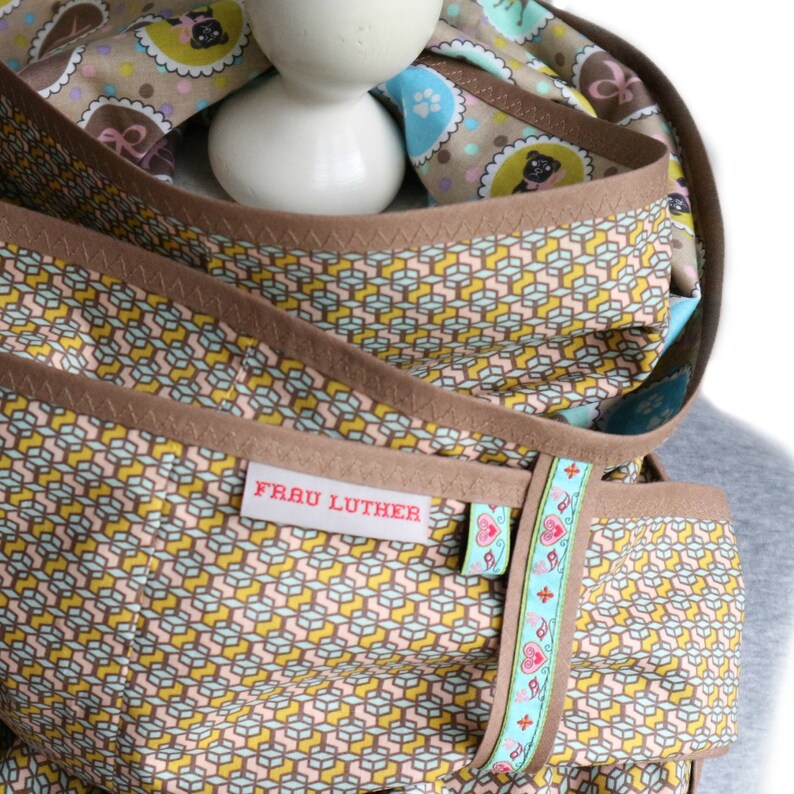 Dreieckstuch mit Mops und Schleife Wendetuch Hund Etsy