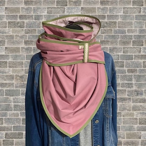 Old pink flowers triangular cloth, giant cloth, XXL cloth
