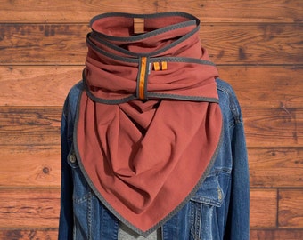 Rust triangle cloth, sweat giant cloth, cuddle cloth for the winter