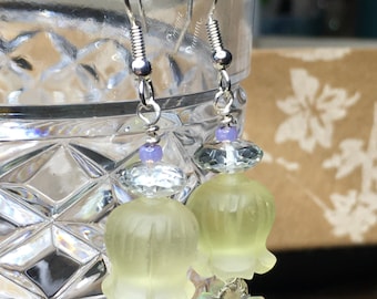 Sterling Silver and Opal Earrings