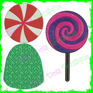 Gingerbread House, Candyland House Applique 8 Different Looks, Gumdrop ...