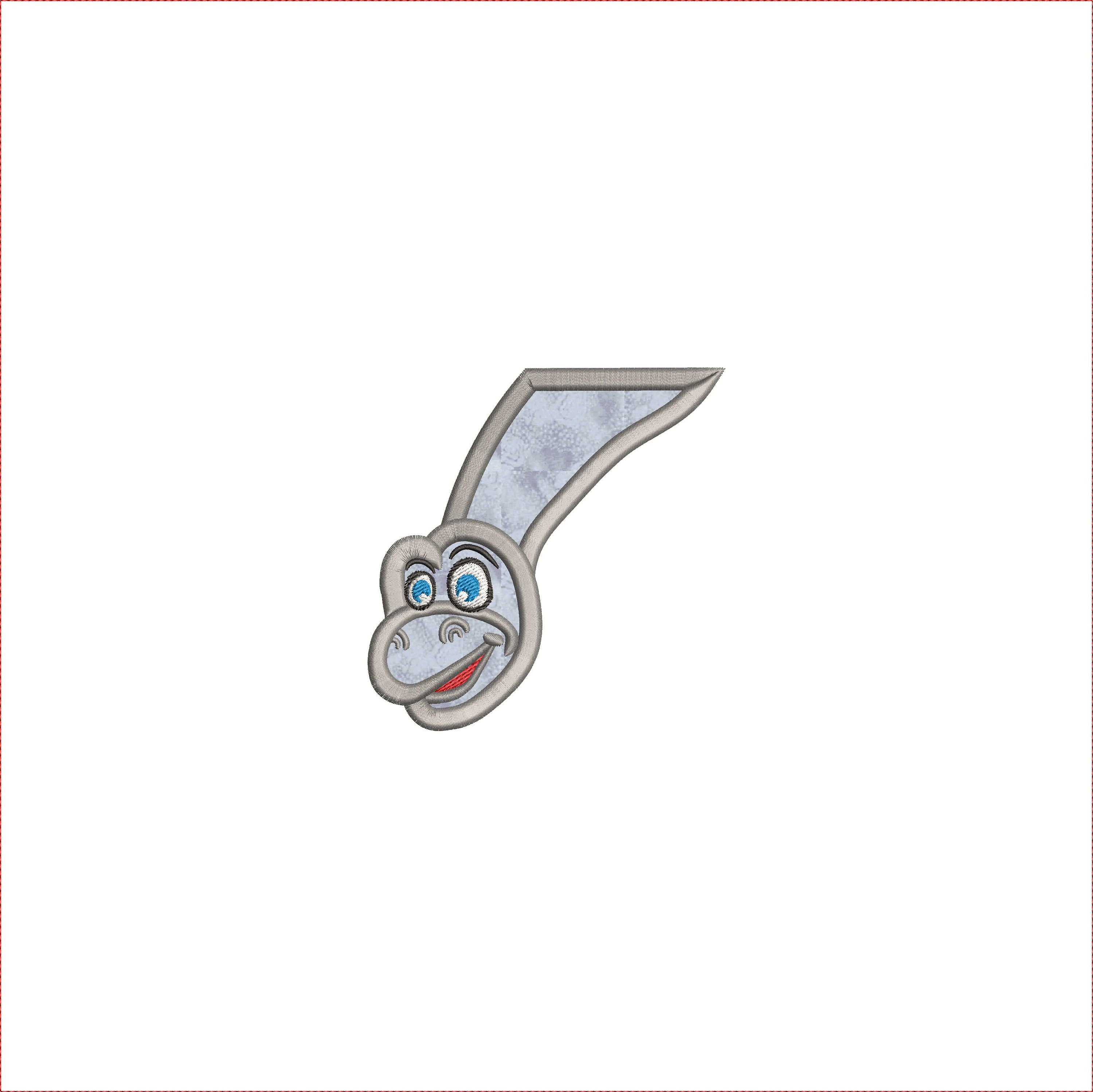 dinosaur with split head
