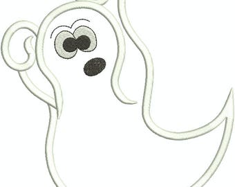 Halloween Ghost, Boo Ghost, Scary Ghost,  Spooky Ghost, Machine Embroidery Applique design 354