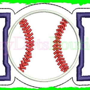 Baseball Mom, Softball Mom, Raggy Apllique, Raw Edge Applque, fill and App Ball, Machine Embroidery 052
