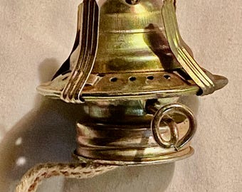 Vintage Replacement Kerosene Oil Lamp Burner Unused Bright & Clean Condition
