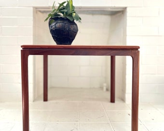 Vintage 1960s Danish Dux Solid Teak Side Table