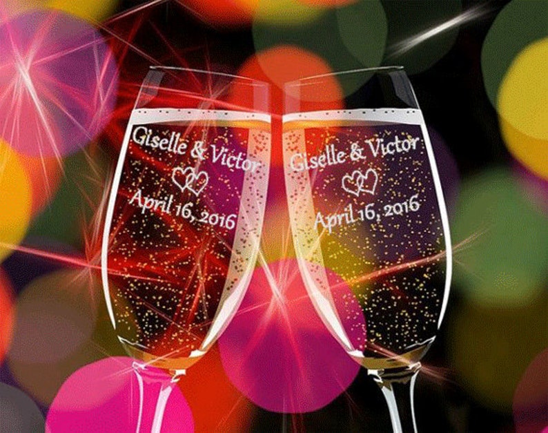 Champagne Glass Etching Stencil Bride And Groom Vinyl Stencils Supplies Diy Wedding Gift Not Reusable