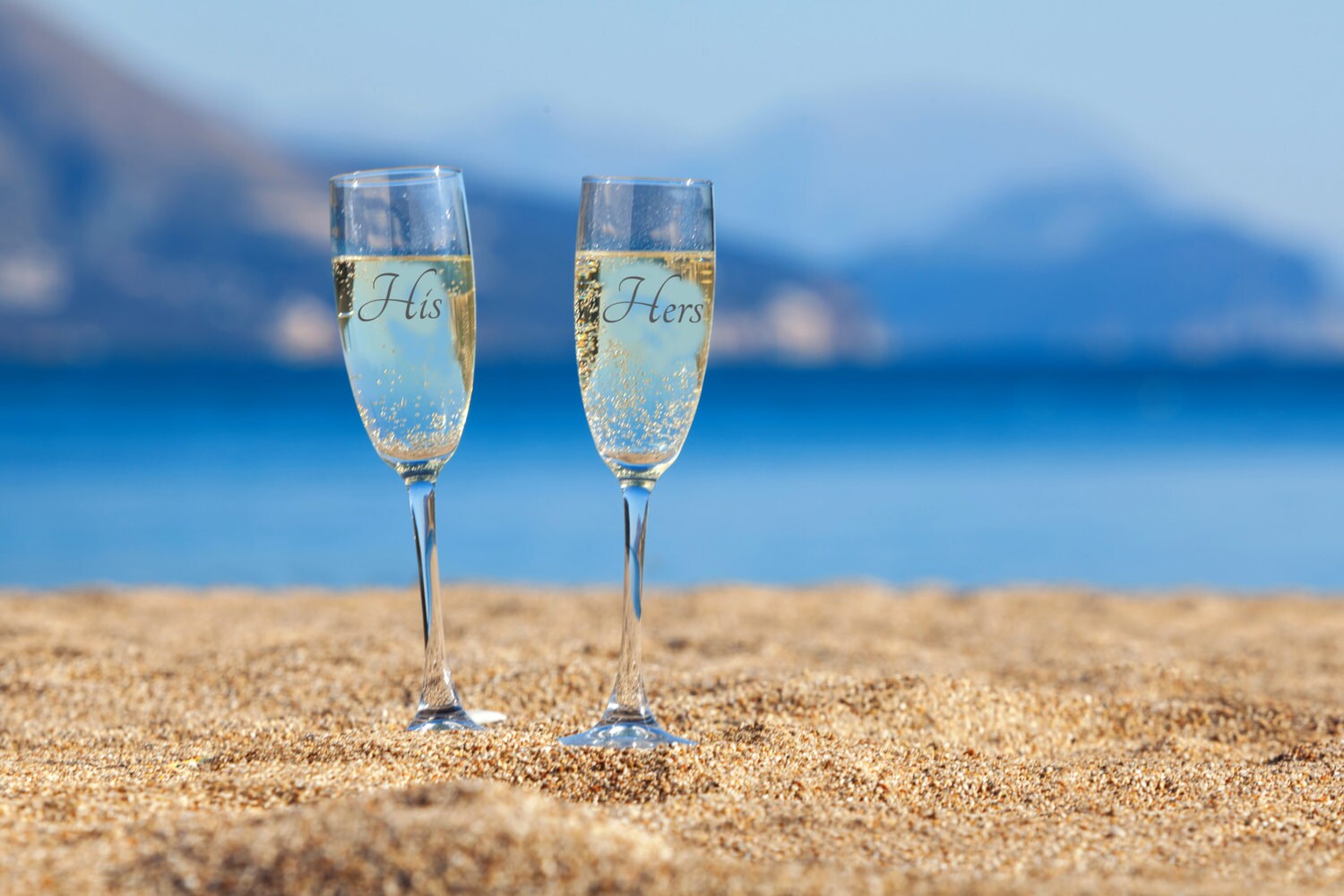 Wine Glass Etching Stencils His & Hers Stencil Wedding Gift Etsy