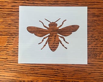 Plantilla reutilizable de abeja, plantilla de abeja para decorar galletas, plantilla para collage, plantilla para tarjetas, plantilla para letreros de madera, plantilla para arte mural, arte de abejas
