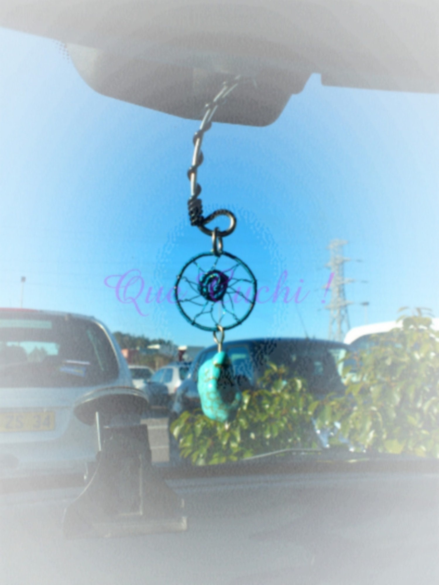 Bijoux Voiture Attrape Rêves Turquoise