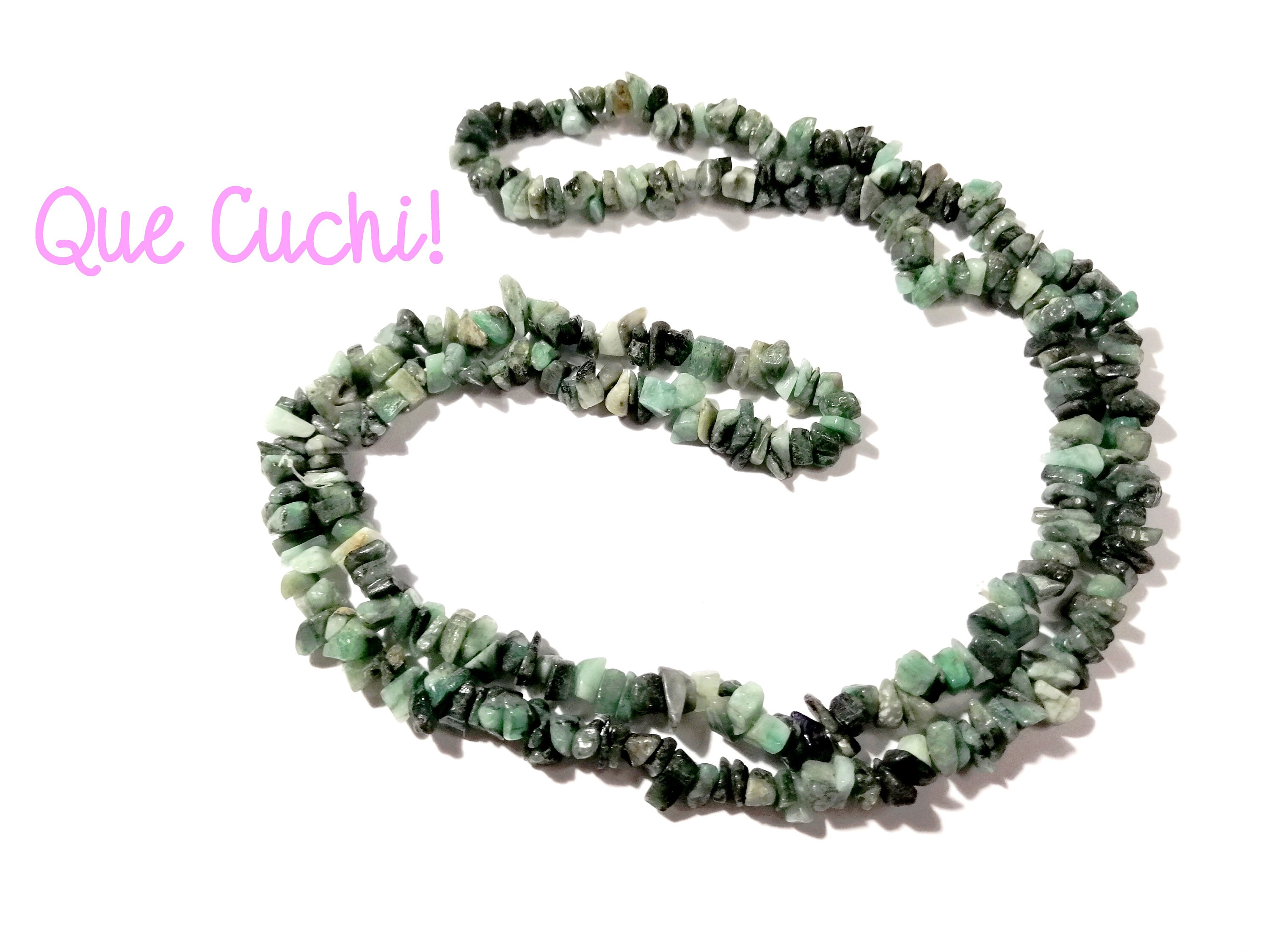 Enfilade 250 Chips de Pierre Émeraude