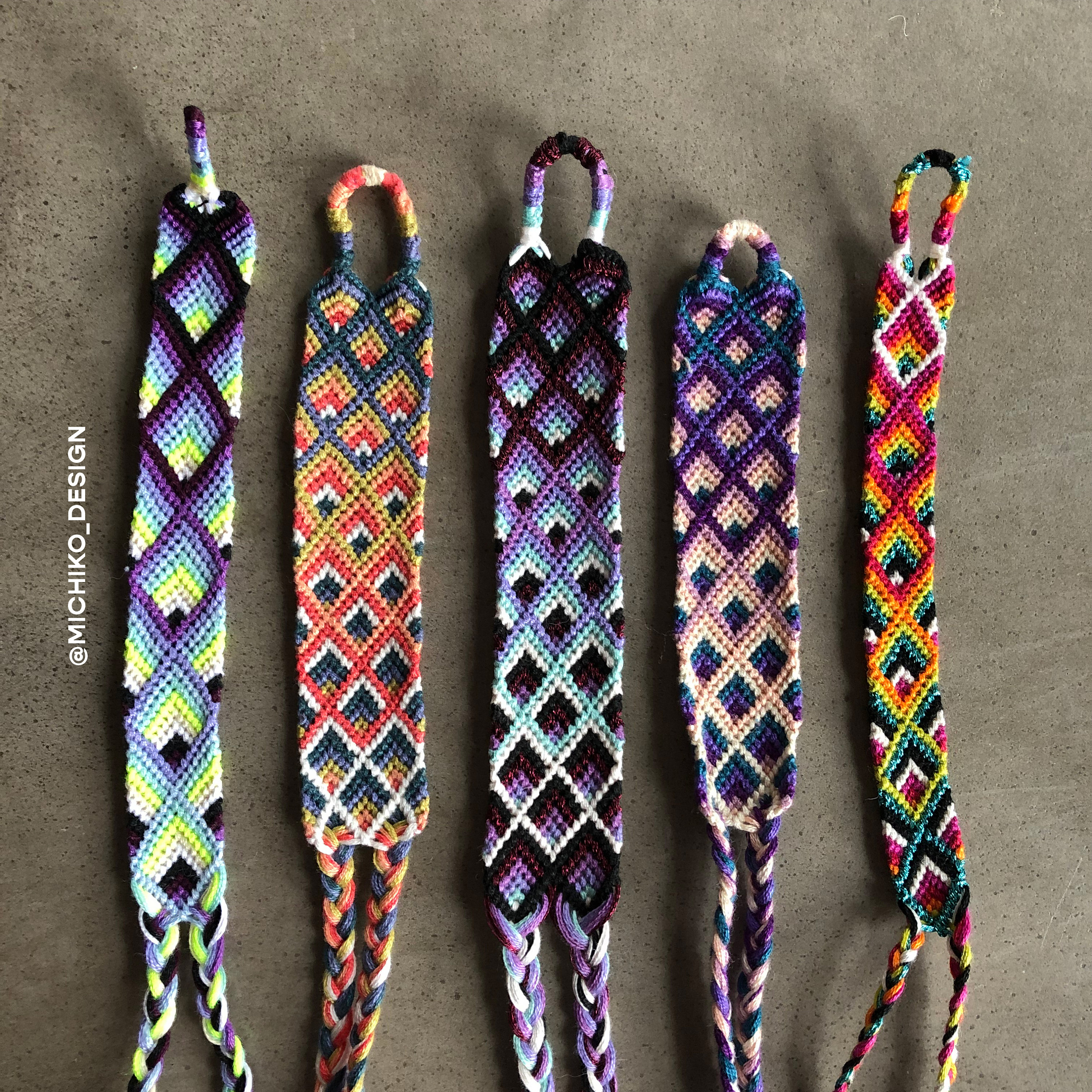 Embroidery friendship bracelet patterns best sale