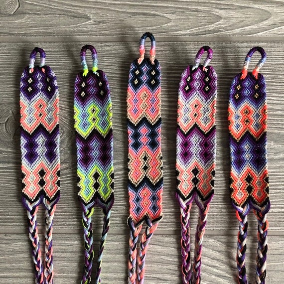 CLEARANCE Double Diamond Friendship Bracelet extra Large Etsy