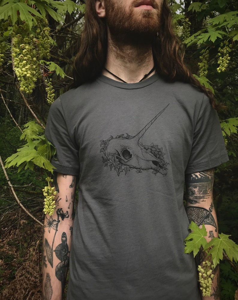 The Last Unicorn // T shirt // Hand Pulled Screen Print // The image 1