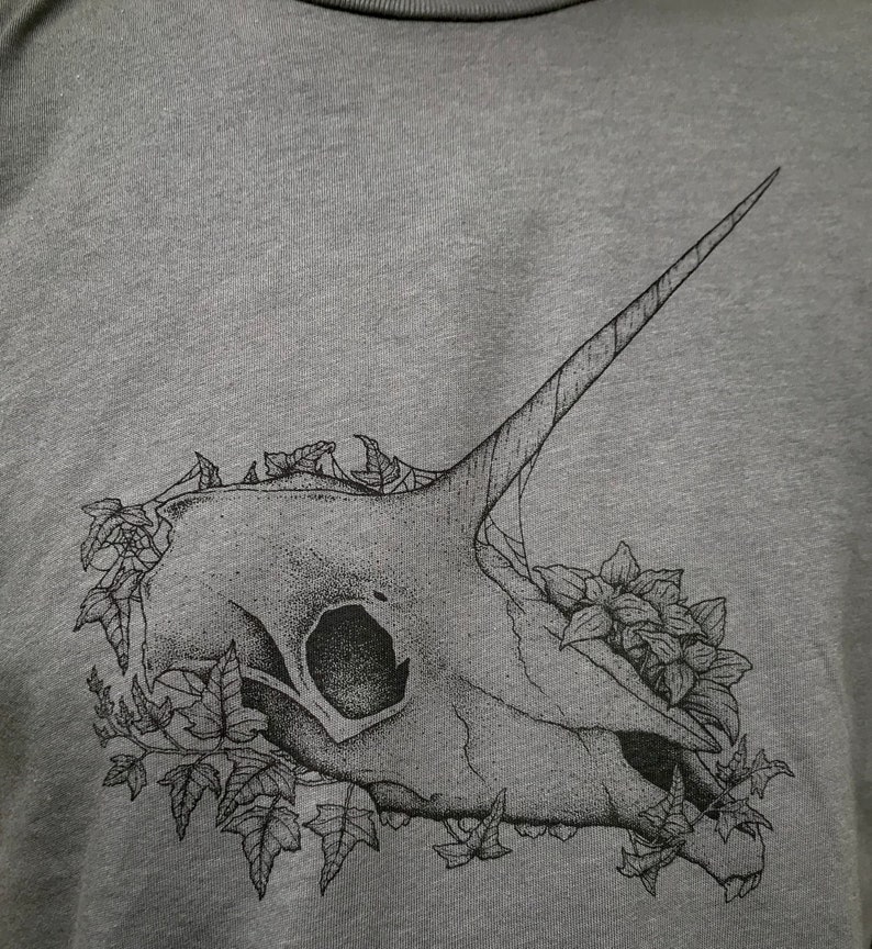 The Last Unicorn // T shirt // Hand Pulled Screen Print // The image 2